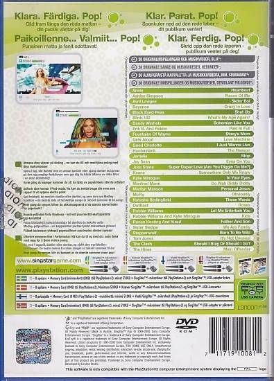 SingStar Pop - PS2 (Genbrug)
